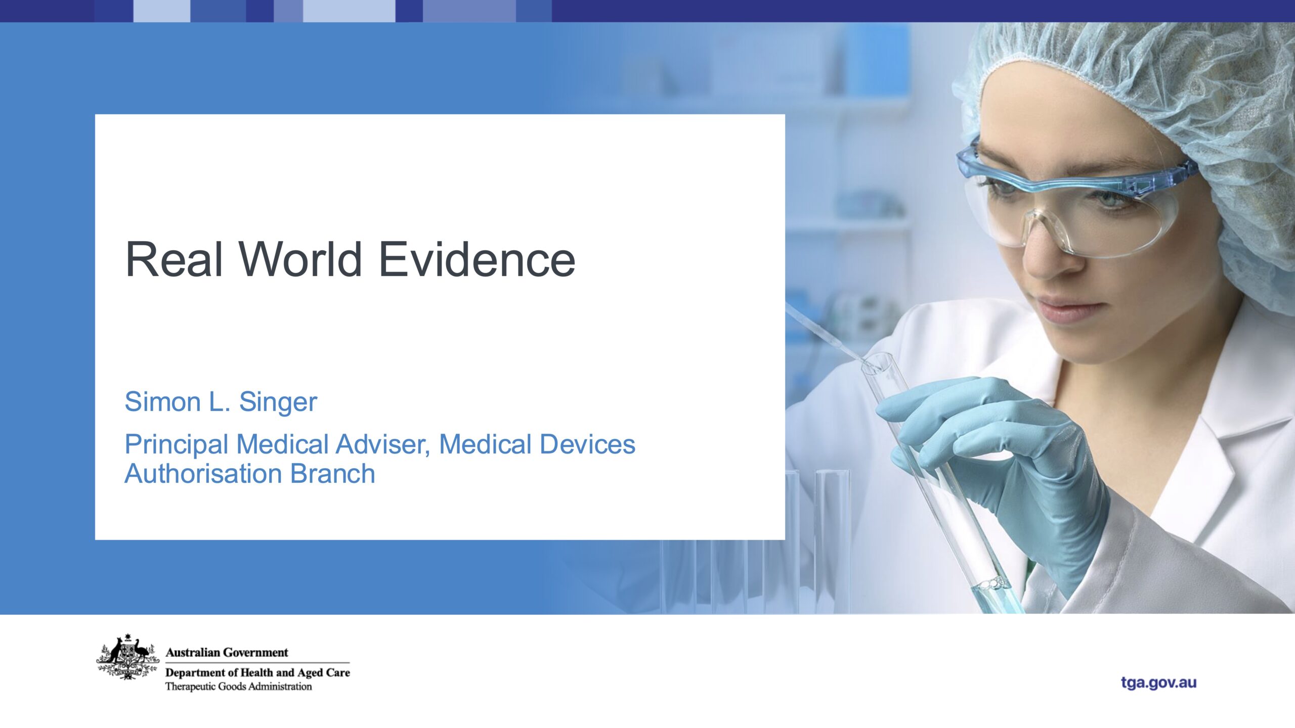 Session 6 – Real-World Evidence – Simon Singer – RegConnect24 PowerPoint Slides