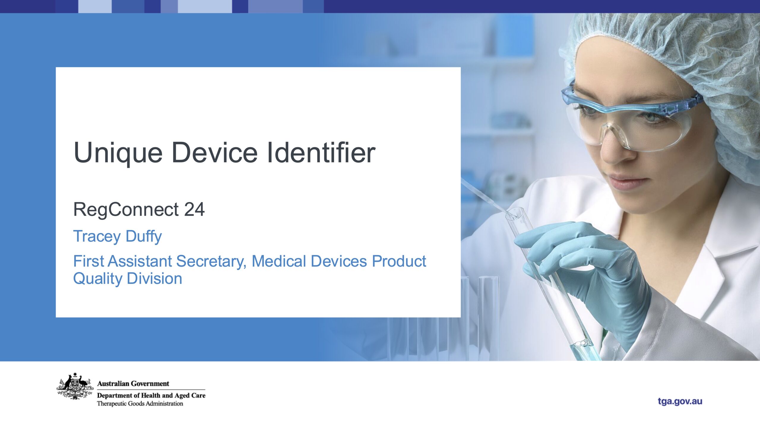 Session 7 – UDI – Tracey Duffy – RegConnect24 PowerPoint Slides